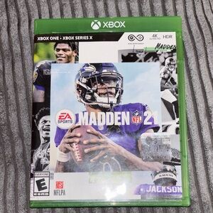 Madden NFL 21 Xbox Game - Green Case